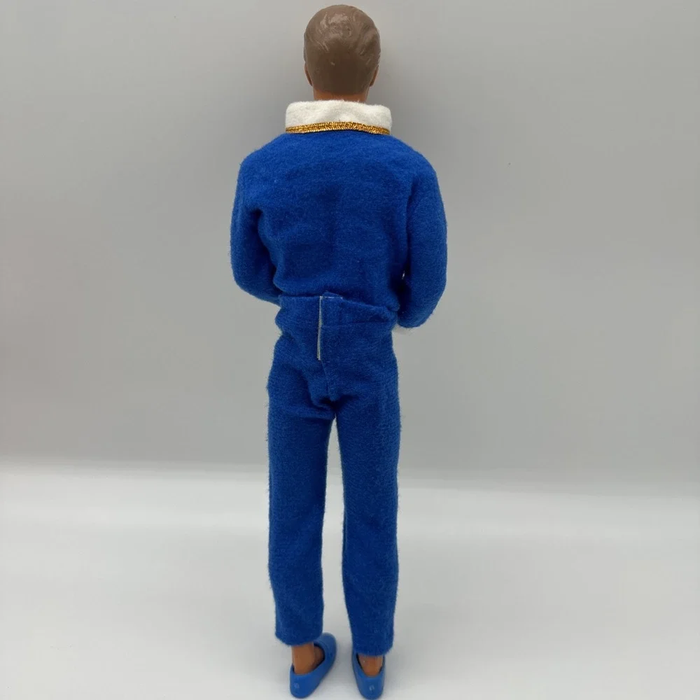 Vintage 1992 Mattel Earring Magic Ken Doll Blue Outfit Red Jacket Black Pants